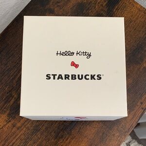 Starbucks Cream Box with Hello Kitty Design